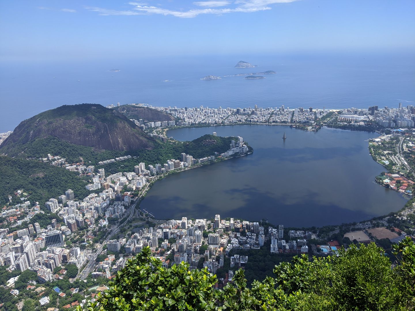 View of Rio de Janeiro from a favela