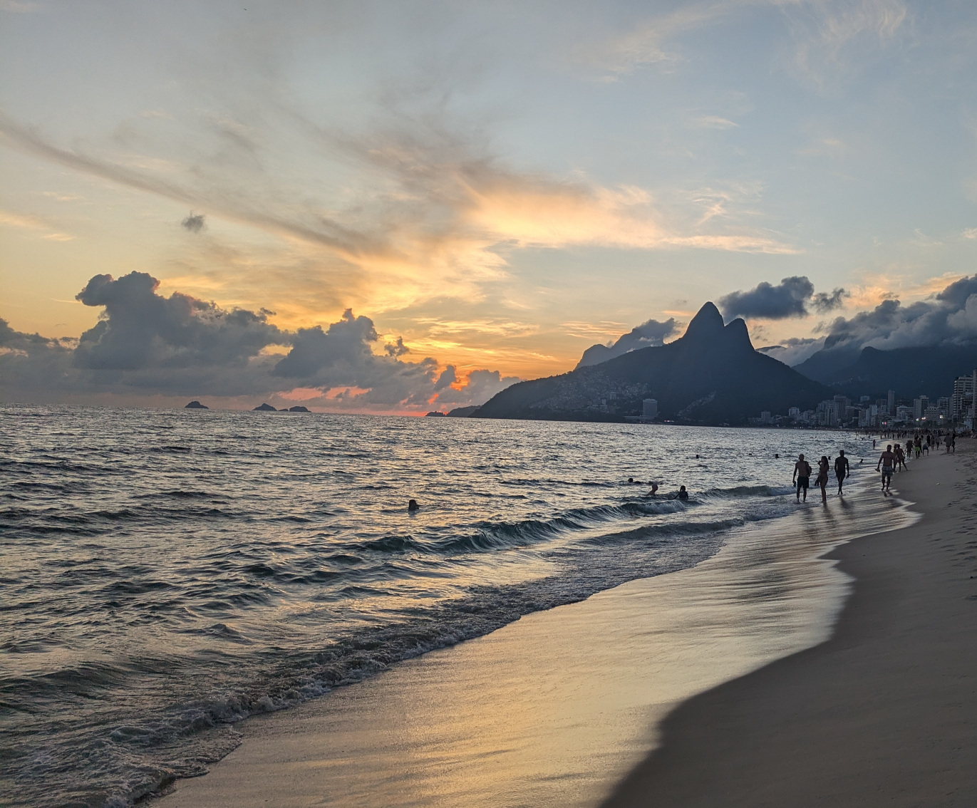 Sunset in Rio de Janeiro